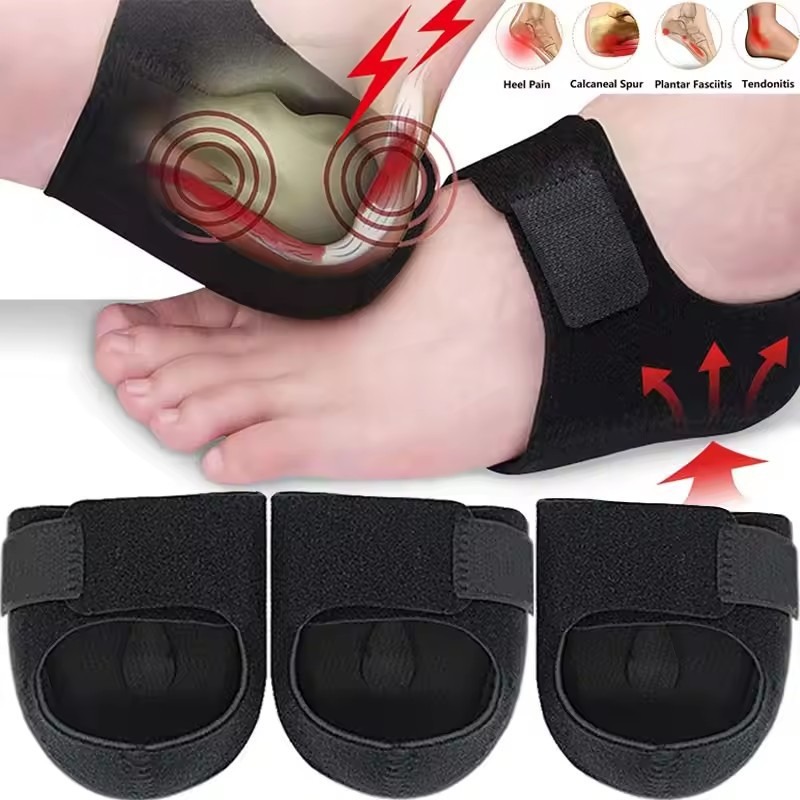 Men'S Shoes For Plantar Fasciitis - Plantarfasziitis und Fersensporn Schmerzlinderung U-förmige Silikon-Gel-Fersenkappen