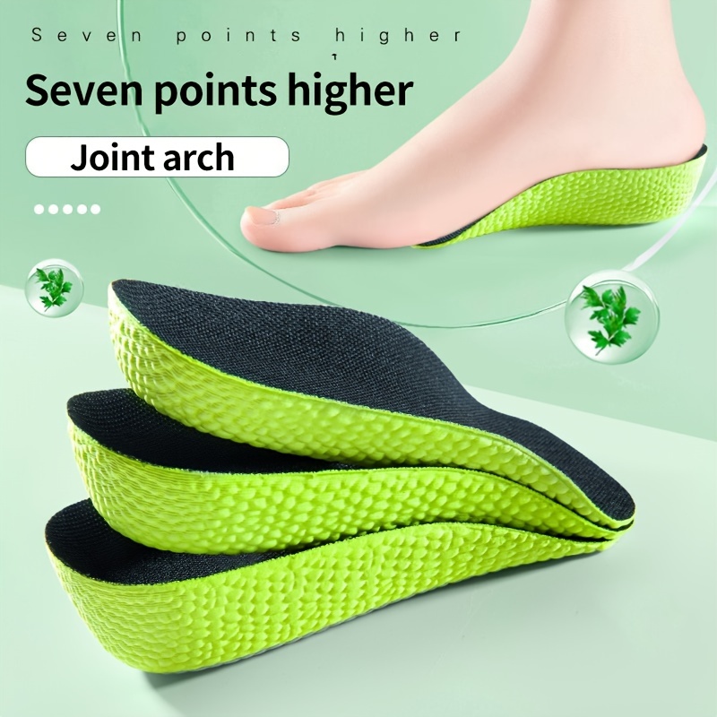 Men'S Shoes With Memory Foam - Unsichtbare Einlegesohlen mit hoher Fußgewölbestütze, höhenvergrößernde