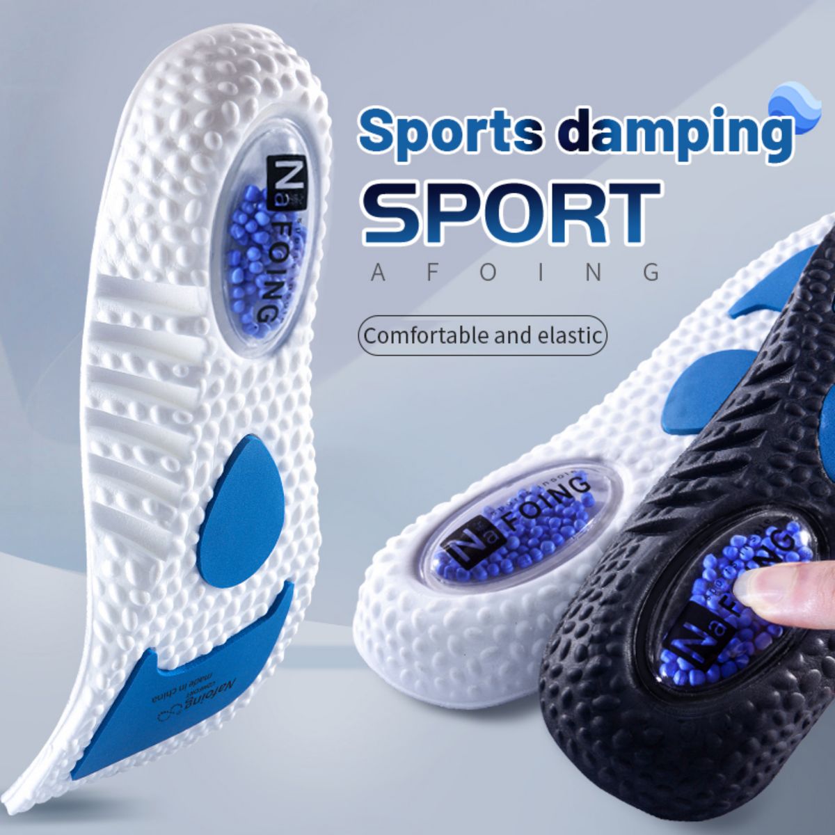 Men'S Shoes With Memory Foam - 1 Paar Upgrade Sport Stoßdämpfung Einlegesohle
