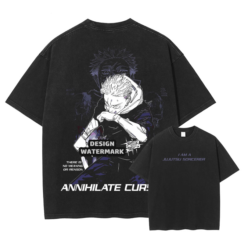 Men Shoes Xxl - Anime JJK Gojo Saturo T-Shirts J-Jujutsu
