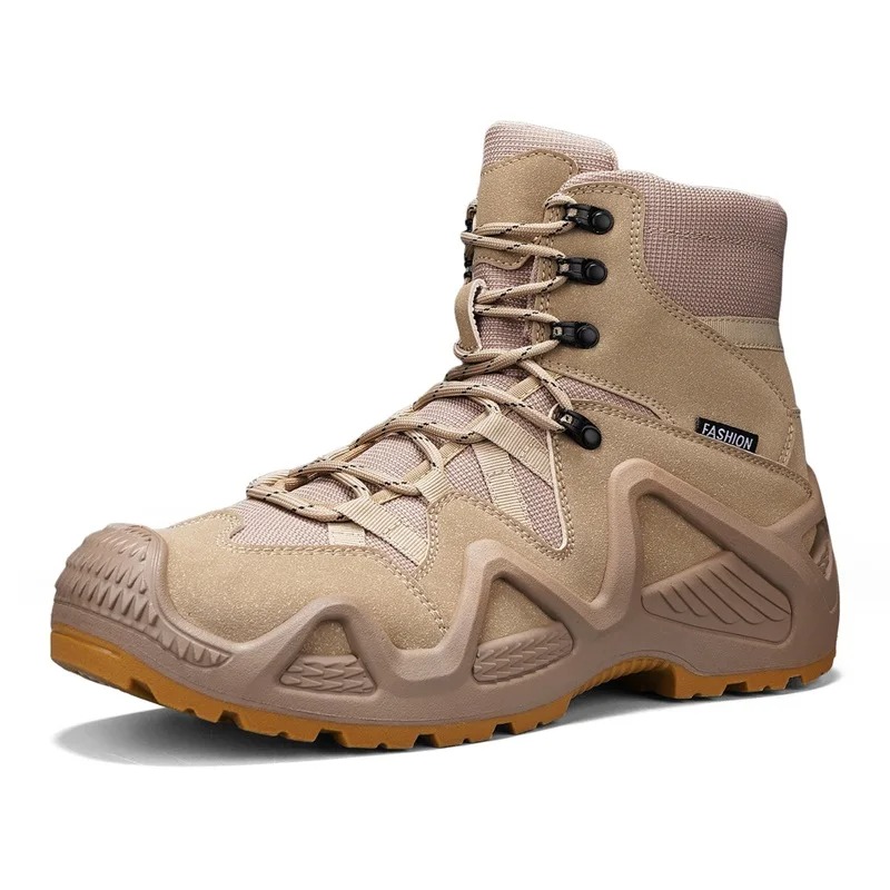 Men Shoes Brands - Männer Taktische Stiefel Schnüren Marke Knöchel