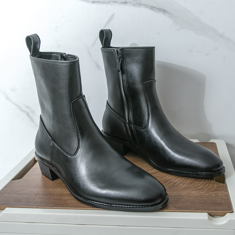 Men Shoes Brands - Neue Englisch Stil Chelsea Lange Stiefel