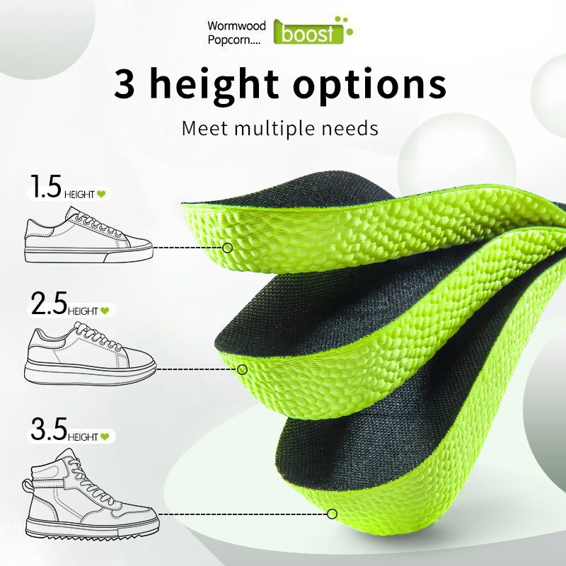 Men'S Shoes With Memory Foam - Memory Foam Höhe Erhöhen Einlegesohlen für