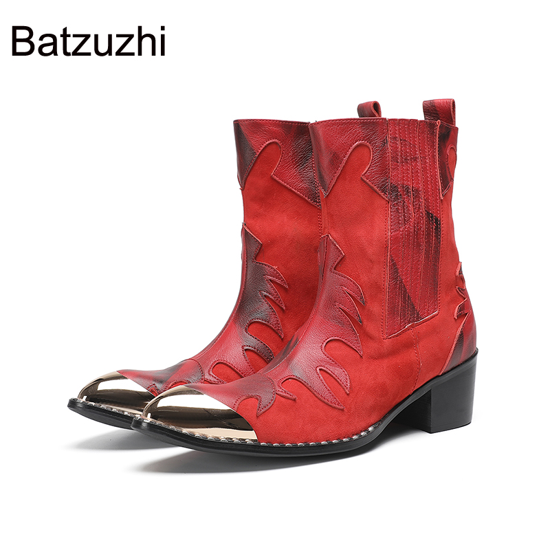 Batzuzhi 6,5 cm hohe Herrensti – Men Shoes Red Bewertung und Preis