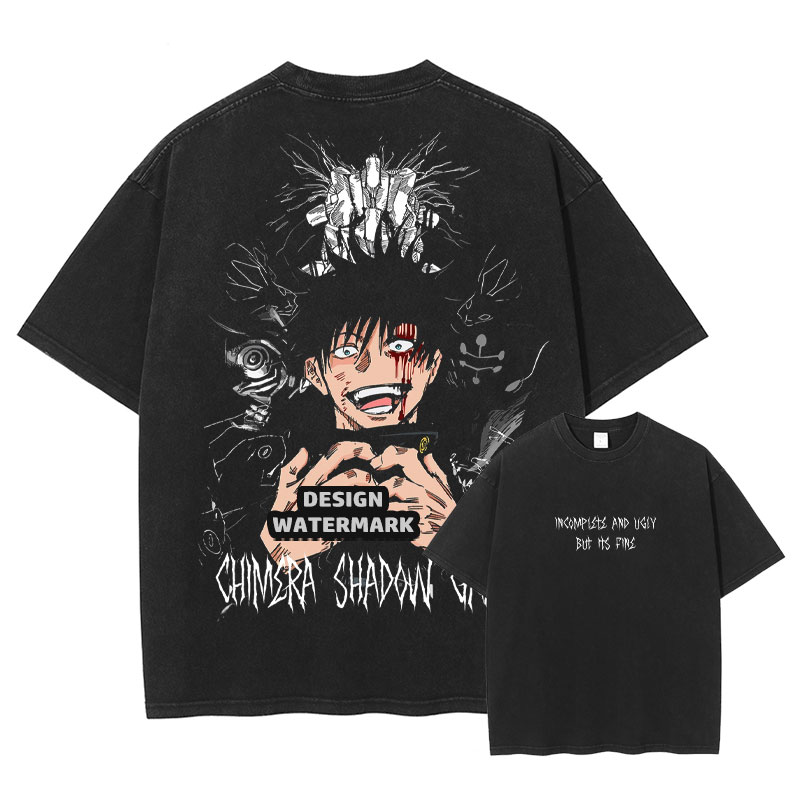 Anime JJK Gojo Saturo T-Shirts – Men Shoes Xxl Bewertung und Preis