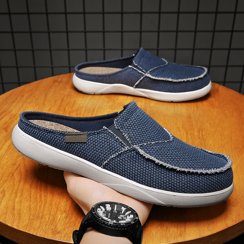 Canvas-Slip-on-Halbschuhe für  – Men Shoes Xxl Bewertung und Preis